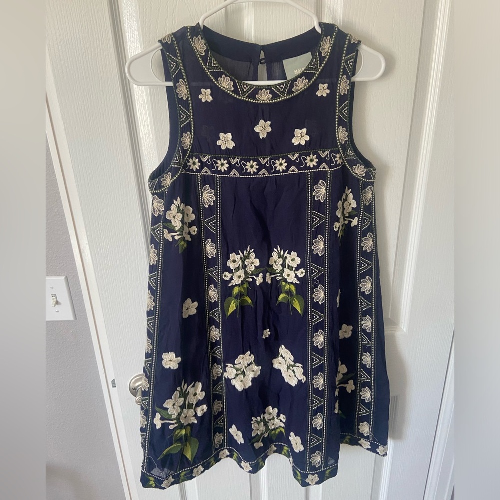 Maeve Anthropology Floral Sleeveless Dress- 6